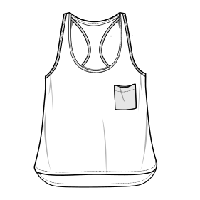 Fashion sewing patterns for LADIES T-Shirts Tank top 2872